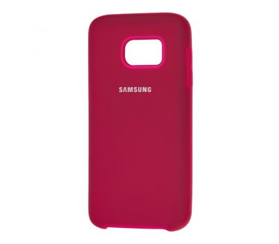 Чохол для Samsung Galaxy S7 (G930) Silky Soft Touch "вишневий"