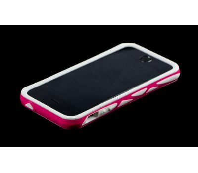 Бампер для iPhone 5 Venum white-pink 71937