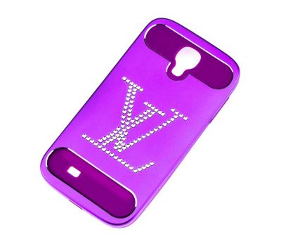 Чохол зі стразами для Samsung i9500 Galaxy S4 LV фіолетовий