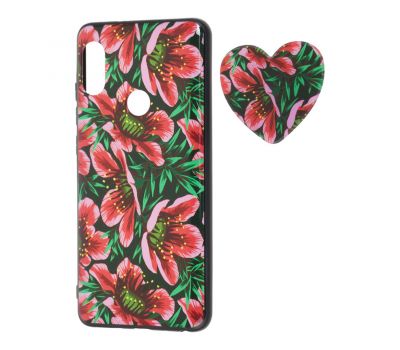 Чохол для Xiaomi Redmi Note 5 / Note 5 Pro Flowers + popsocket "Квіти №4"