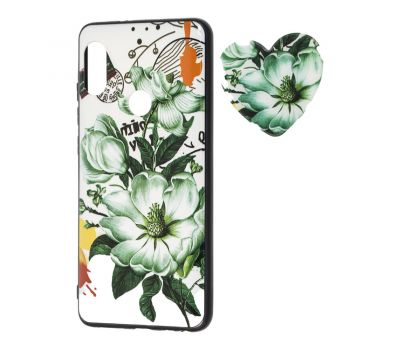 Чохол для Xiaomi Redmi Note 5 / Note 5 Pro Flowers + popsocket "Квіти №5"