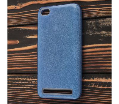 Чохол для Xiaomi Redmi 5a Glitter з блискітками синій