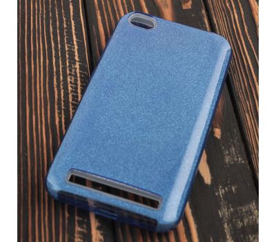 Чохол для Xiaomi Redmi 5a Glitter з блискітками синій 725183