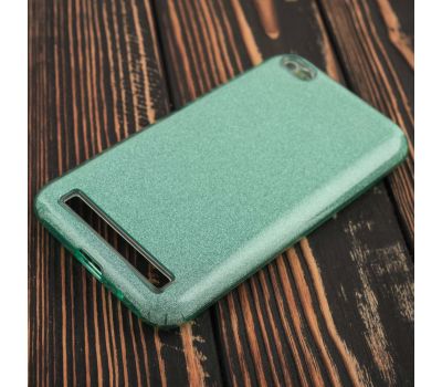 Чохол для Xiaomi Redmi 5a Glitter з блискітками зелений 725154