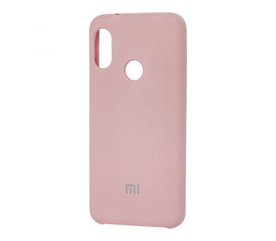 Чохол для Xiaomi Redmi 6 Pro / Mi A2 Lite Silky Soft Touch блідо-рожевий