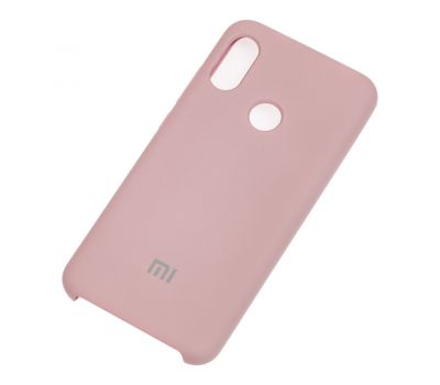 Чохол для Xiaomi Redmi 6 Pro / Mi A2 Lite Silky Soft Touch блідо-рожевий 725471