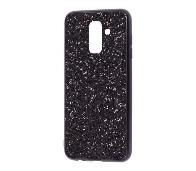 Чохол для Samsung Galaxy A6+ 2018 (A605) Shining sparkles з блискітками чорний