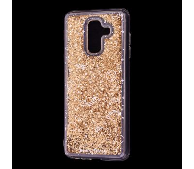 Чохол для Samsung Galaxy A6+ 2018 (A605) Блиск вода золото "простір"