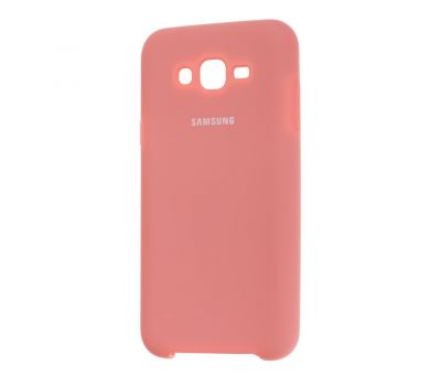 Чохол для Samsung Galaxy J7 (J700) Silky Soft Touch персиковий