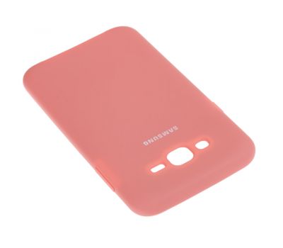 Чохол для Samsung Galaxy J7 (J700) Silky Soft Touch персиковий 738074