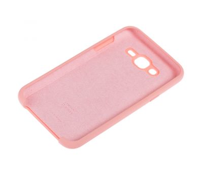 Чохол для Samsung Galaxy J7 (J700) Silky Soft Touch рожевий 2 738083