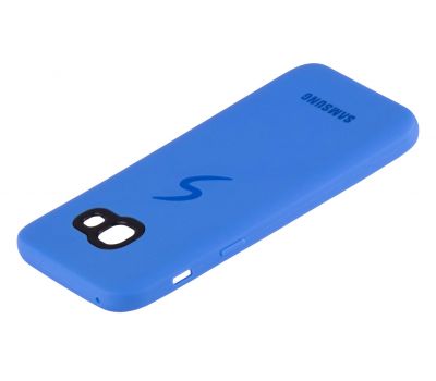 Чохол для Samsung Galaxy A3 2017 (A320) Silicon case блакитний 74707