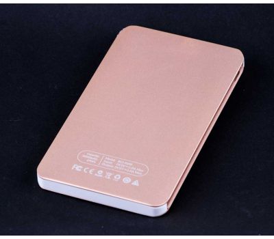 Зовнішній акумулятор power bank Hoco B13 Card-type Portable 5000 mAh gold 74144
