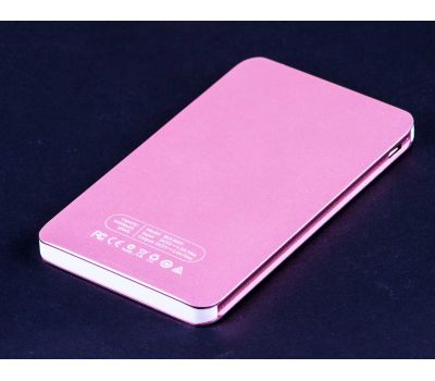 Зовнішній акумулятор power bank Hoco B13 Card-type Portable 5000 mAh rose gold 74148