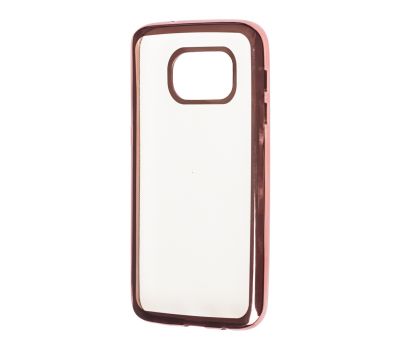 Чохол для Samsung Galaxy S7 (G930) з окантовкою рожевий