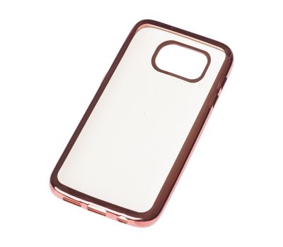 Чохол для Samsung Galaxy S7 (G930) з окантовкою рожевий 748730