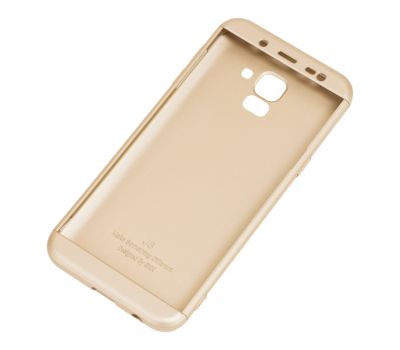 Чохол GKK LikGus для Samsung Galaxy J6 2018 (J600) 360 золотистий 748685