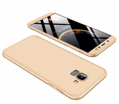 Чохол GKK LikGus для Samsung Galaxy J6 2018 (J600) 360 золотистий