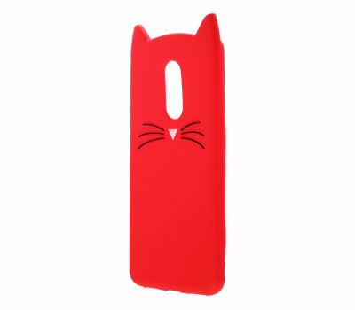 3D чохол для Xiaomi Redmi 5 кіт червоний