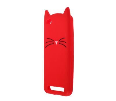 3D чохол для Xiaomi Redmi 5a кіт червоний