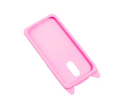 3D чохол для Xiaomi Redmi 5 кіт тепло-рожевий 749944