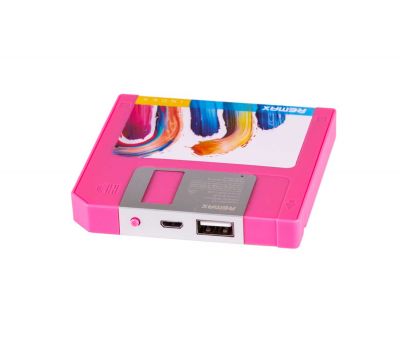 Зовнішній акумулятор Power Bank Remax Disc RPP-17 5000mAh pink (color) 75051