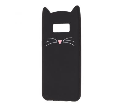 3D чохол для Samsung Galaxy S8 (G950) кіт чорний
