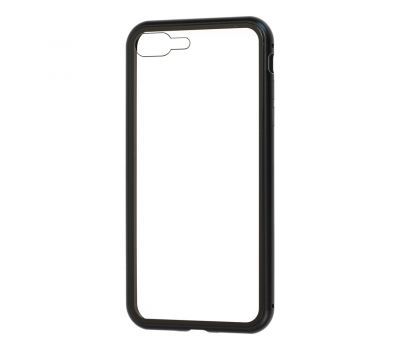 Чохол для iPhone 7 Plus / 8 Plus Magnetic with glass чорний