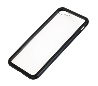 Чохол для iPhone 7 Plus / 8 Plus Magnetic with glass чорний 750940