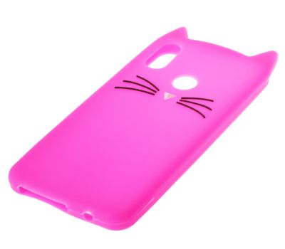 3D чохол для Huawei P Smart Plus кіт яскраво-рожевий 750501