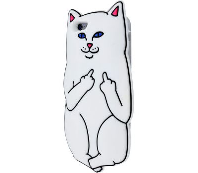 Чохол для iPhone 5 білий кіт