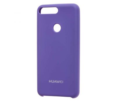 Чохол для Huawei Y7 Prime 2018 Silky Soft Touch фіолетовий