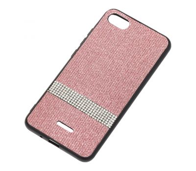Чохол для Xiaomi Redmi 6A Swarovski (смуга) рожевий 758139