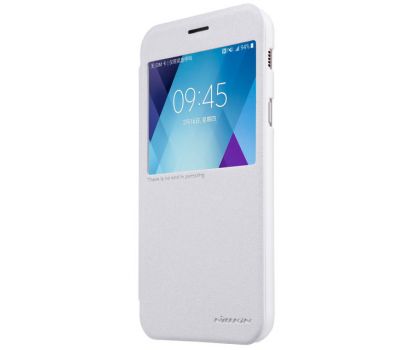 Чохол книжка Samsung Galaxy A5 2017 (A520) Nillkin Spakle білий