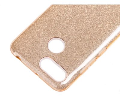 Чохол для Xiaomi Redmi 6 Shining Glitter з блискітками золотистий 765919
