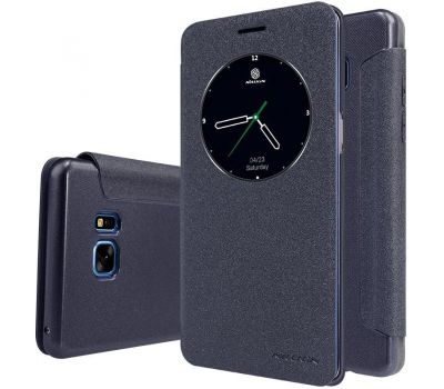 Шкіряний чохол (книжка) Nillkin Spakle Series Samsung N930F Note 7 Duos чорний