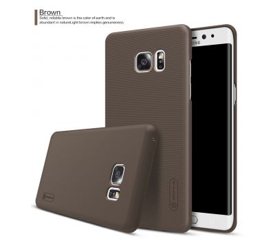 Чохол Nillkin Matte для Samsung N930F Galaxy Note 7 Duos (+ плівка) коричневий