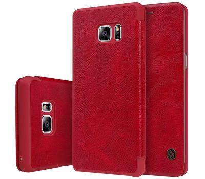 Шкіряний чохол (книга) Nillkin Qin Series для Samsung N930F Galaxy Note 7 Duos червон