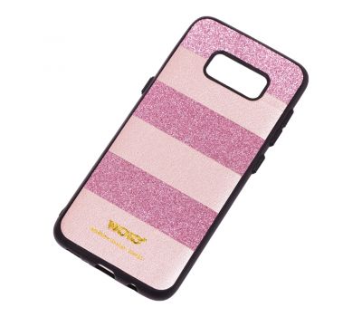 Чохол для Samsung Galaxy S8 (G950) woto з блискітками рожевий 769244