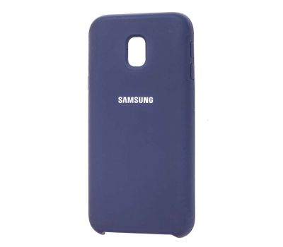 Чохол для Samsung Galaxy J3 2017 (J330) Silky Soft Touch темно синій