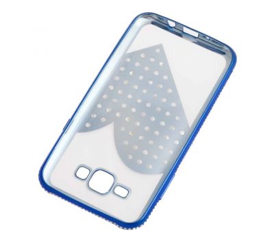 Чохол для Samsung Galaxy J7 (J700) Kingxbar серце синій 769232