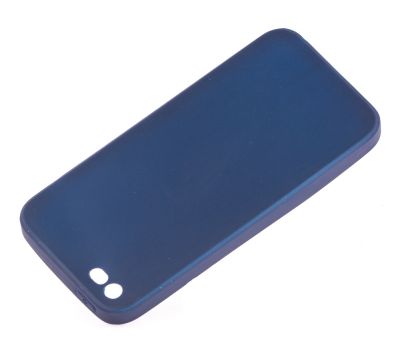 Чохол для iPhone 5 Soft matt синій 77772
