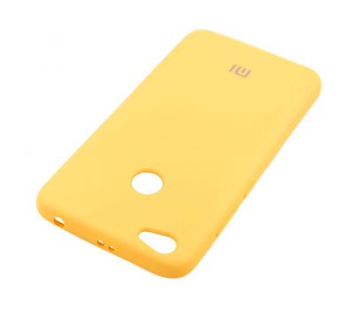 Чохол для Xiaomi Redmi Note 5A / Note 5A Prime Silky Soft Touch жовтий 772872
