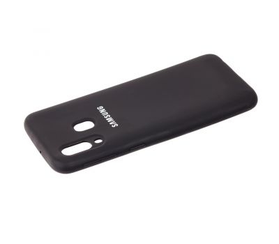 Чохол для Samsung Galaxy A40 (A405) Silicone cover чорний 776992