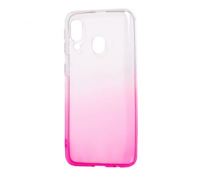 Чохол для Samsung Galaxy A40 (A405) Gradient Design рожево-білий