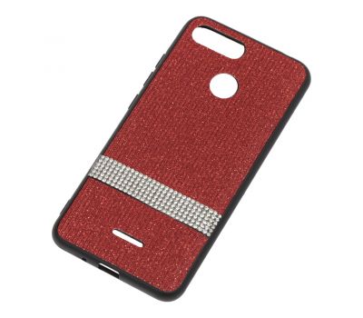 Чохол для Xiaomi Redmi 6 Swarovski (смуга) червоний 781604