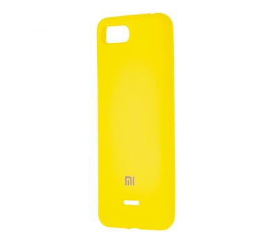 Чохол для Xiaomi Redmi 6A Silicone Full жовтий 782611