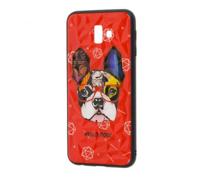 Чохол для Samsung Galaxy J6+ 2018 (J610) "Puppy бульдог" червоний