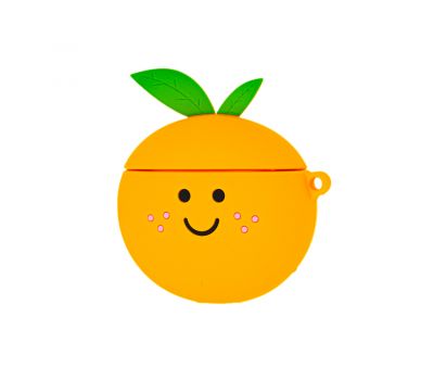 Чохол для AirPods Smile Fruits помаранчевий 789717