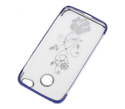 Чохол для Xiaomi Redmi 4x kingxbar diamond flower синій 796369
